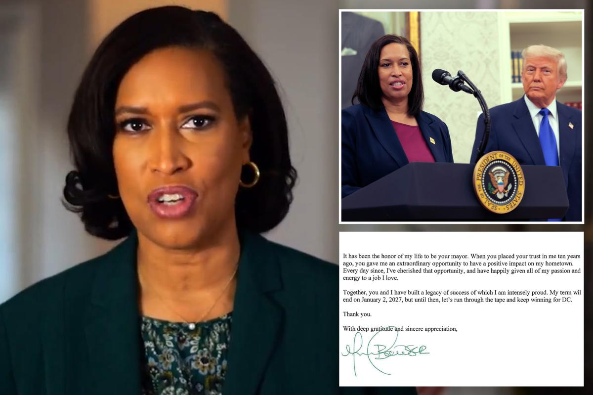 Muriel Bowser ends decade-long reign as DC mayor after 3 terms in office, won’t seek fourth