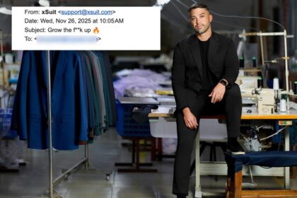 Menswear CEO apologizes after crude email marketing blast urged customers to ‘grow the f–k up’