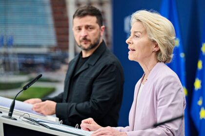 Von der Leyen urges EU countries to plug €135 billion gap for Ukraine