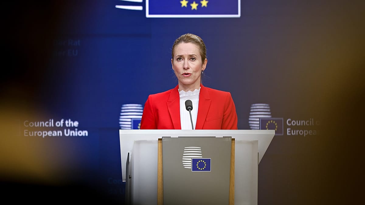 Peace deal should limit Russia’s army, not Ukraine’s, says Kaja Kallas