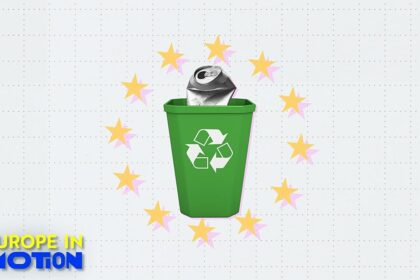 Which EU countries recycle the most raw materials?