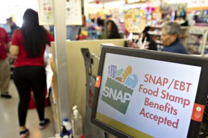 Charts illustrate the scale of SNAP as millions face potential benefit lapse