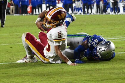 Commanders’ Jayden Daniels suffers gruesome arm injury in loss to Seahawks