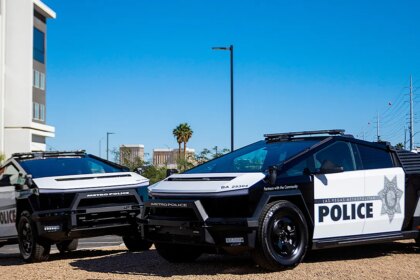 Las Vegas police roll out Tesla Cybertrucks worth up to 5K each after donation from tech billionaire