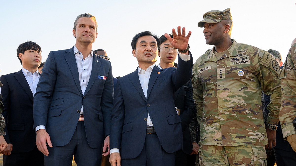 Pete Hegseth in South Korea