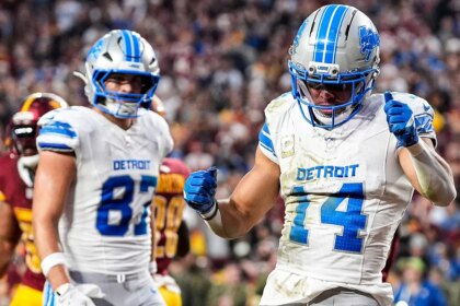 Lions’ Amon-Ra St Brown apologizes if he ‘offended’ anyone with Trump dance at game vs Commanders