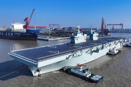 China immediately begins trialing its most advanced amphibious assault ship