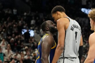 Victor Wembanyama taunts Draymond Green after getting physical, dunking over him