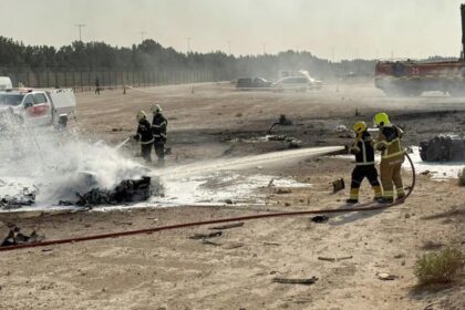 Fighter jet crashes at Dubai Air Show, pilot dead