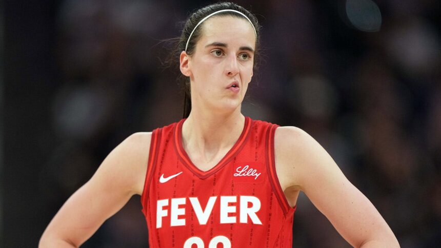 USA Basketball faces criticism for leaving Caitlin Clark off training camp graphic