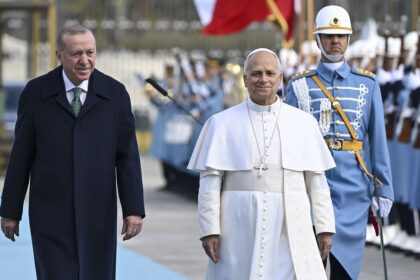 Pope Leo XIV opens first foreign trip in Turkey with a visit to Christianity’s early heartlands
