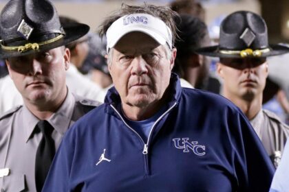 North Carolina’s Bill Belichick avoids question about latest Jordon Hudson drama