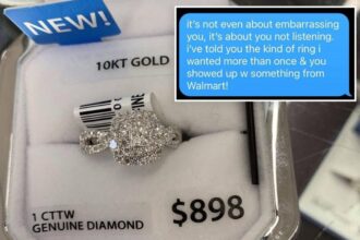 Frustrated woman turned down boyfriend’s 8 Walmart engagement ring — but not for the reason you’d think