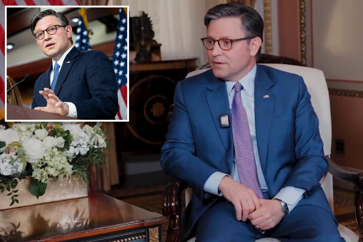 Mike Johnson says leading the House is like being a ‘mental health counselor’ and ‘firefighter’ with constant emergencies