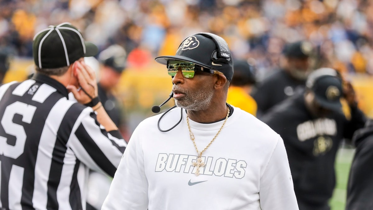Colorado Buffaloes head coach Deion Sanders