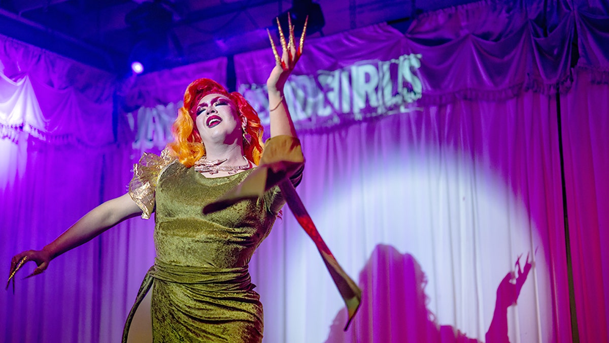 Texas drag queen performing at nightclub