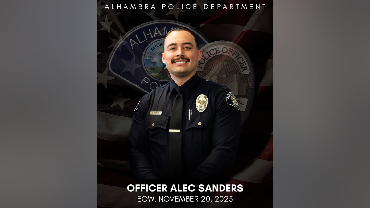 Alhambra police officer Alec Sanders end of watch