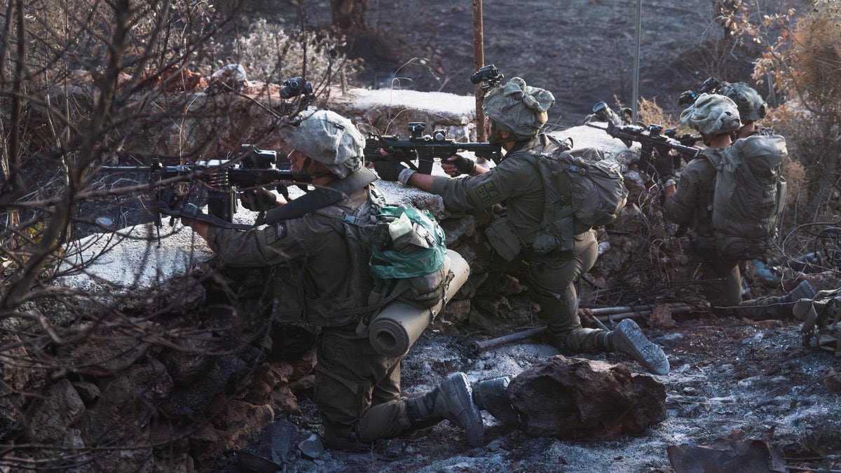 IDF troops fighting Hezbollah terrorists