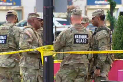 Two National Guard members shot near White House, suspect in custody: police