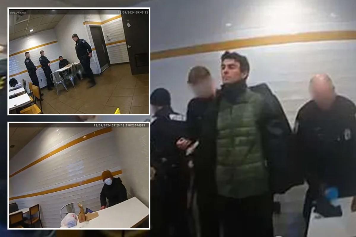 Bodycam images show Luigi Mangione’s McDonald’s arrest as defense challenges evidence collection