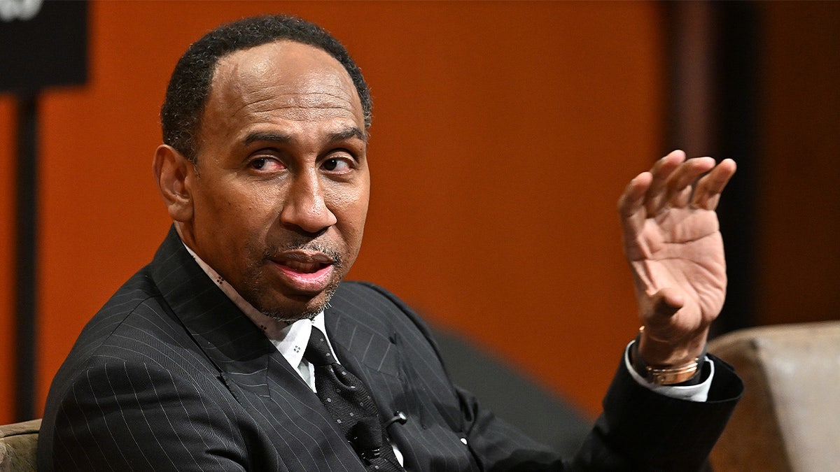 Stephen A. Smith speaking at Forbes event