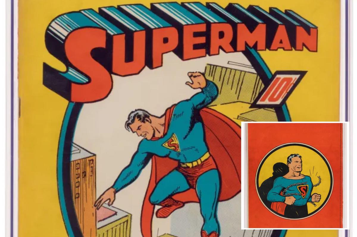 Rare Superman comic book found in mom’s attic breaks record and sells for over M