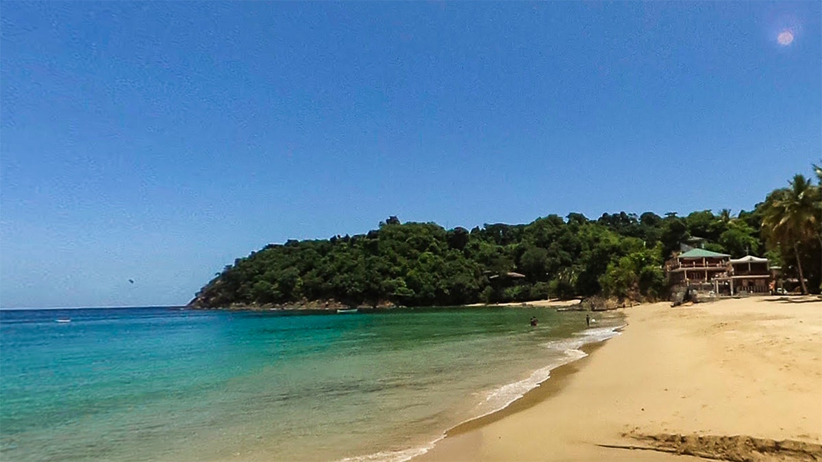 Tobago shore.