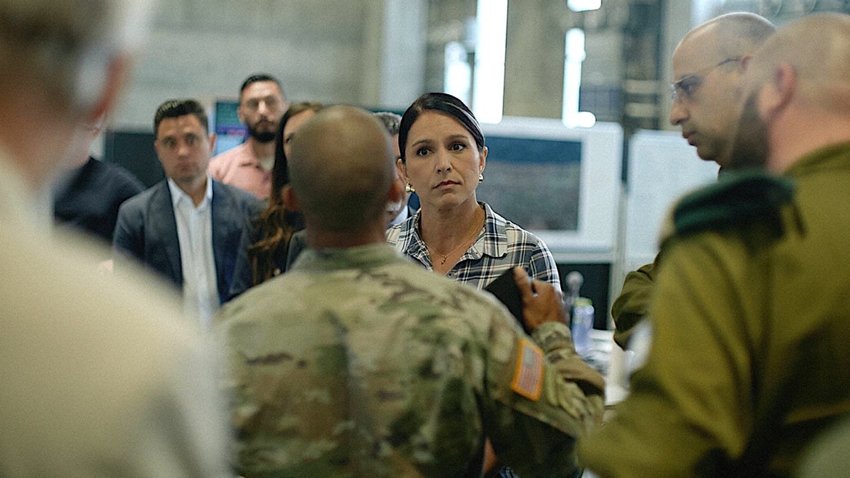 DNI Tulsi Gabbard on a visit to Israel.