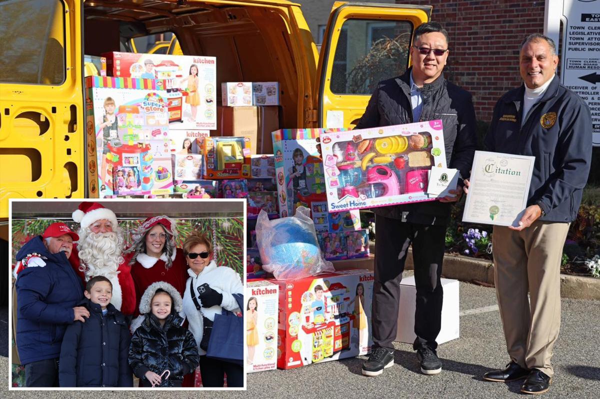 Exclusive | LI town on mission to hit record by donating 50,000 holiday toys to needy kids: ‘Santa will  need a bigger sleigh’