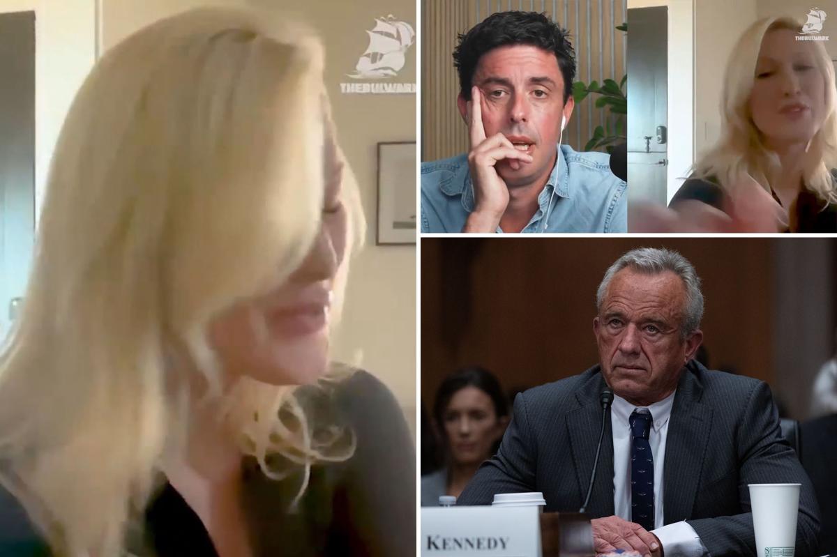 Olivia Nuzzi breaks down in tears when grilled about withholding damaging RFK Jr. secrets: ‘I was afraid’