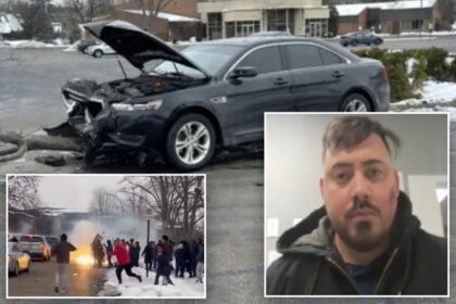 Furious anti-ICE protesters threw snowballs at feds to protect Chicago Tren de Argua gangbanger, DHS says