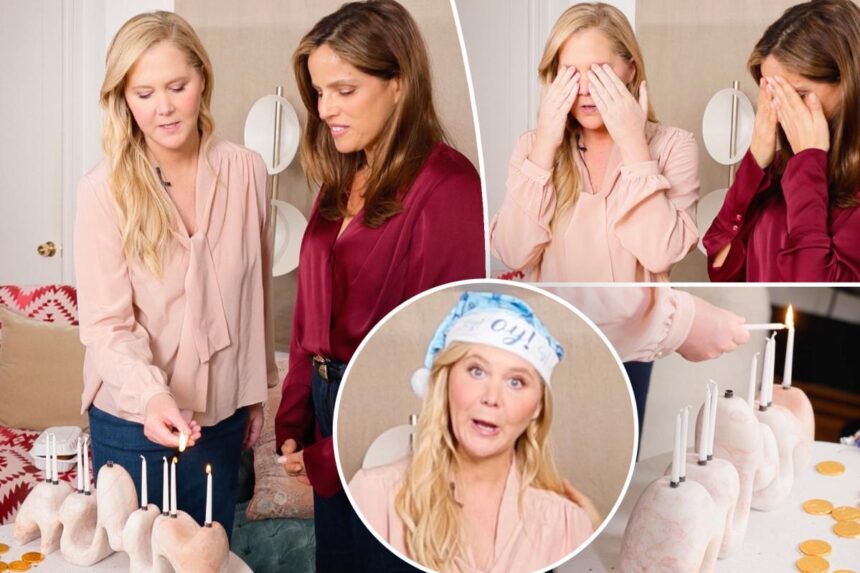 Exclusive | Amy Schumer proudly lights Hanukkah candles — noting she learned who her ‘real friends’ were after Oct. 7