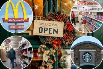 Here’s what’s open on Christmas Eve and Christmas Day 2025 from McDonald’s to Starbucks