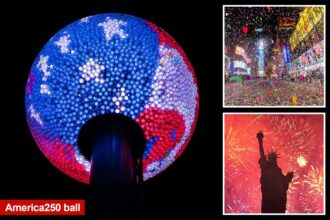 Times Square to hold second ball drop in July to mark America’s 250th birthday