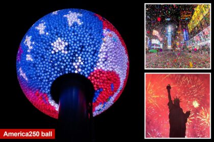 Times Square to hold second ball drop in July to mark America’s 250th birthday