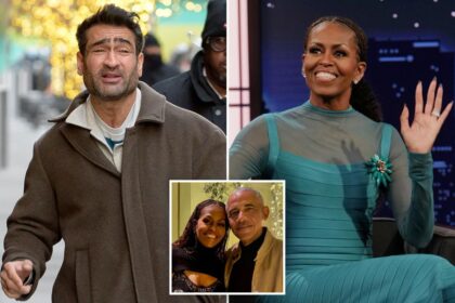 Marvel star Kumail Nanjiani addresses bizarre Michelle Obama affair rumor — after someone alerted his wife