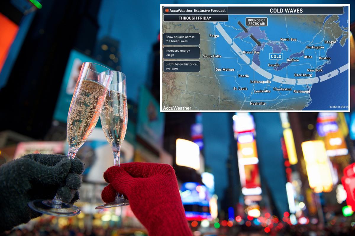 NYC New Year’s Eve revelers could face coldest ball drop since 2017 — and snow!