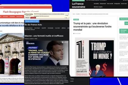 Local French media outlets imitated as part of Russian propaganda