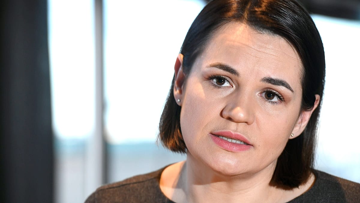 Dictators ‘testing’ Europe’s borders, Tsikhanouskaya tells Euronews