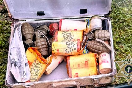 Contractors renovating Washington state home discover case of live military grenades packed with TNT
