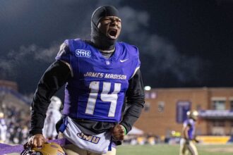 JMU athletic director pleads with fans to stop throwing snowballs after punter is nearly hit: ‘Please stop’