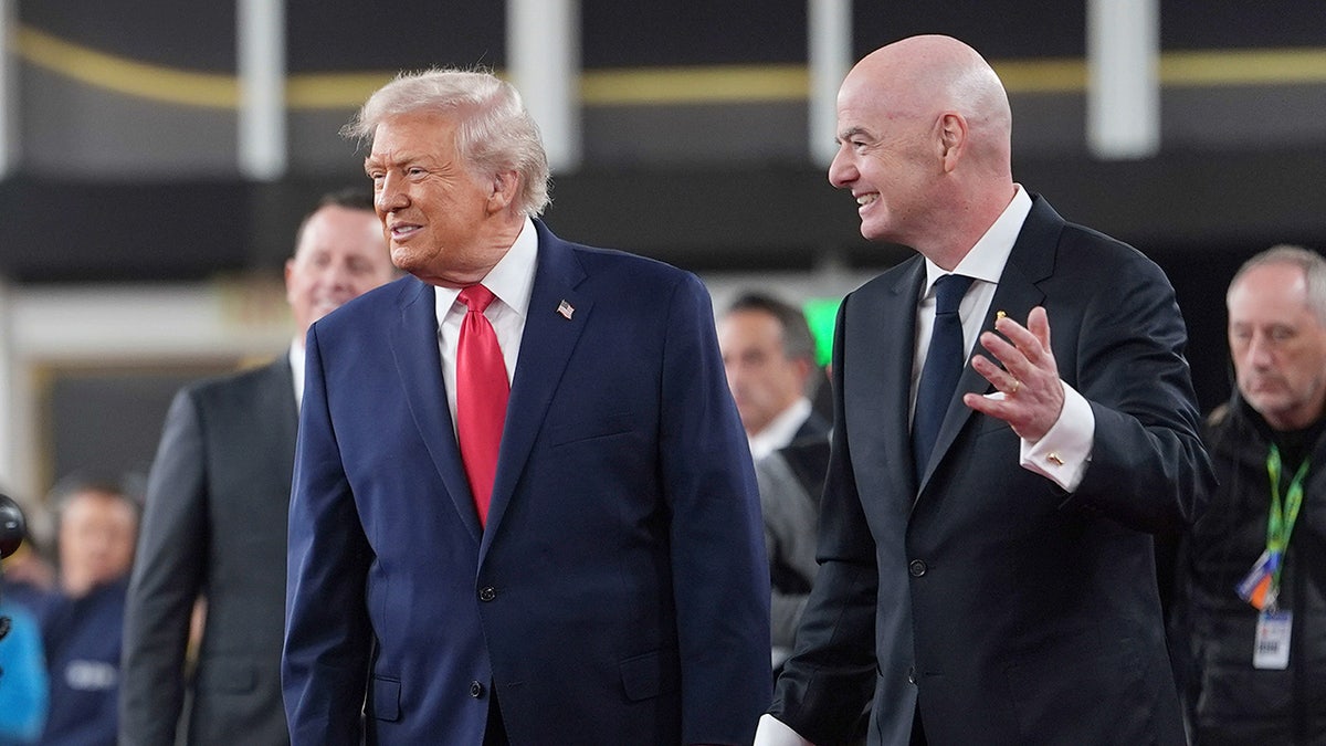 Donald Trump and Gianni Infantino