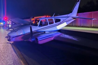 Stunned 911 dispatch reacts to plane crash-landing on Florida freeway: ‘A plane … out of the sky?’