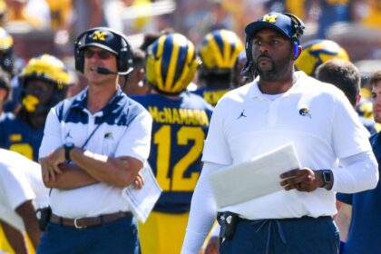 Former Michigan coach Jim Harbaugh reacts to Sherrone Moore’s firing and charges