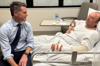 Australian immigrant who tackled gunman ‘riddled with bullets,’ but ‘said he’d do it again,’ lawyer says