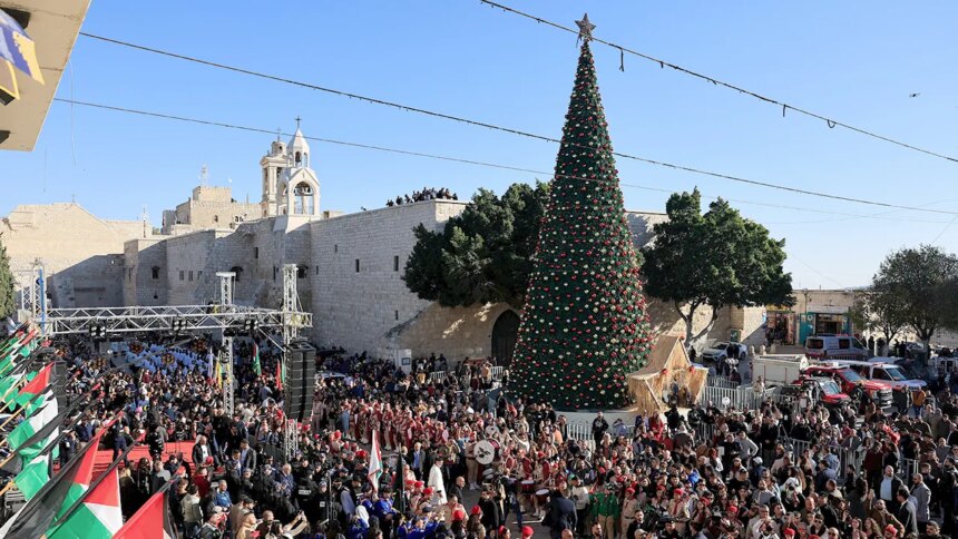 Christmas spirit returns to Jesus’ birthplace after more than two years of war