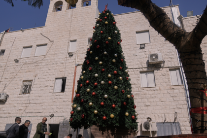 Trio of Palestinians arrested for allegedly torching Christmas tree at Catholic church in West Bank