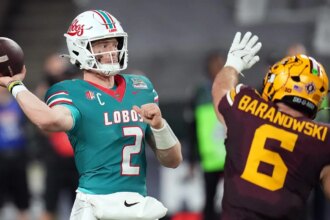 College football fans go wild for New Mexico’s bowl game uniforms