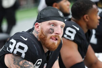 Raiders star Maxx Crosby leaves team facility after getting ruled out in game for No 1 pick