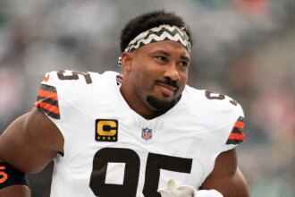 Browns’ Myles Garrett says it would be ‘special’ to break sack record against Aaron Rodgers